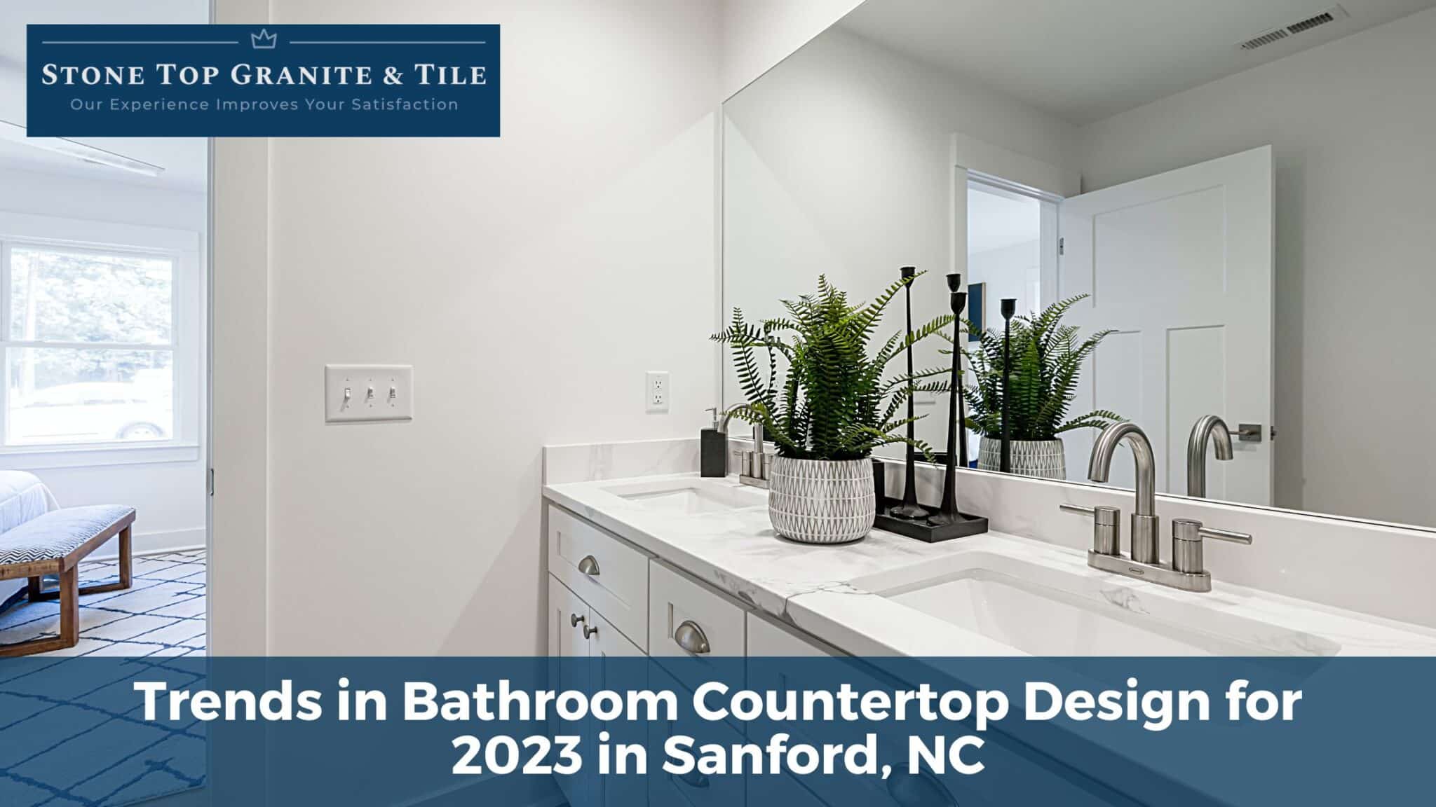 Trends in Bathroom Countertop Design for 2023 in Sanford, NC